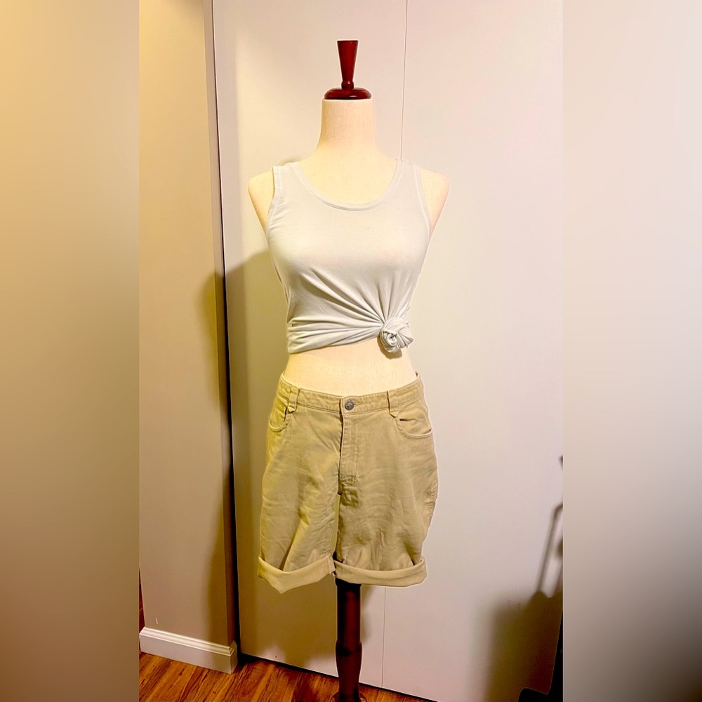100% Organic Cotton Patagonia Khaki Bermuda Shorts